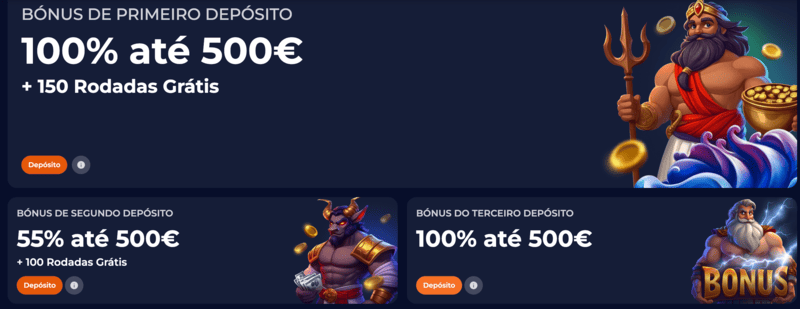 Bónus de boas-vindas